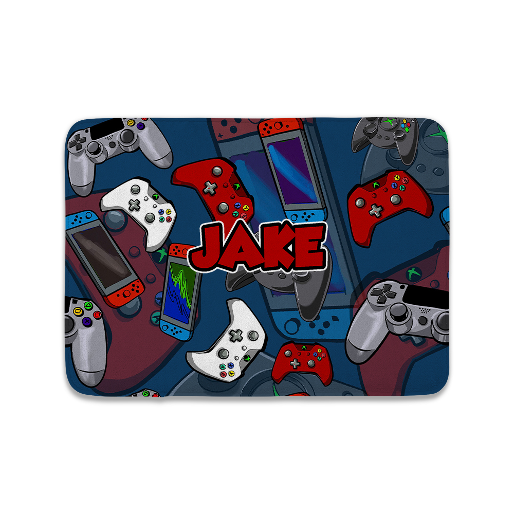 PERSONALIZED FLOOR MAT-GAME TIME